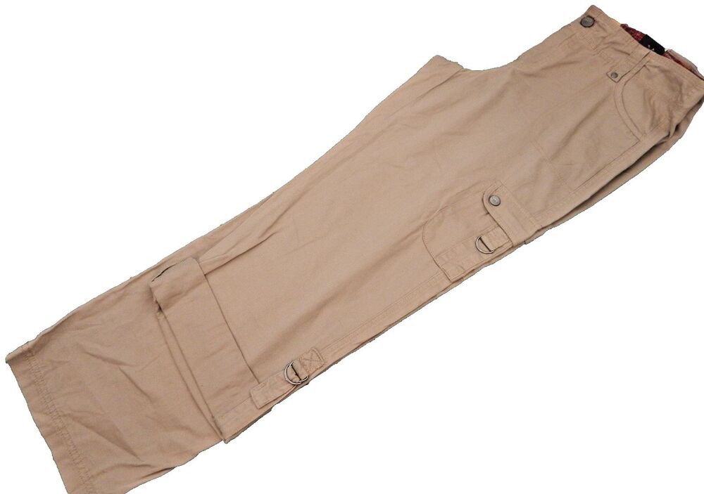 Lee Gold Label Roll-Up Pants Capri Jeans Burlap Women's Sz 12 Medium 100% Cotton